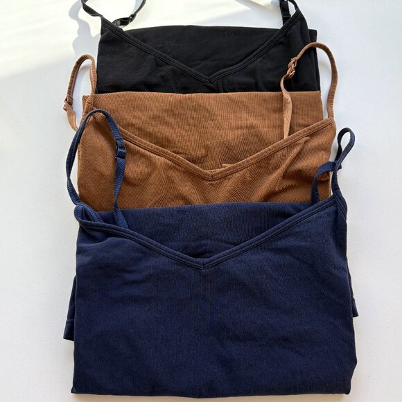 Old Navy First Layer V-Neck Cami Tank Tops 3 PC Bundle Assorted Colors Size 2X - Picture 1 of 7